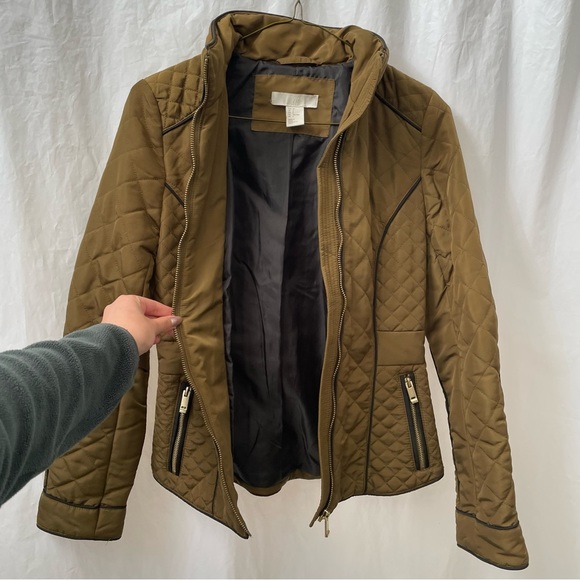 Olive Bomber Jacket - Picture 2 of 8